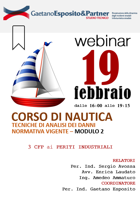 WEBINAR di Nautica: Tecniche di analisi dei danni-MODULO 2