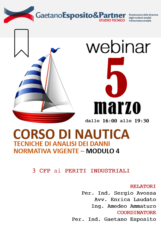 WEBINAR di Nautica: Tecniche di analisi dei danni-MODULO 4