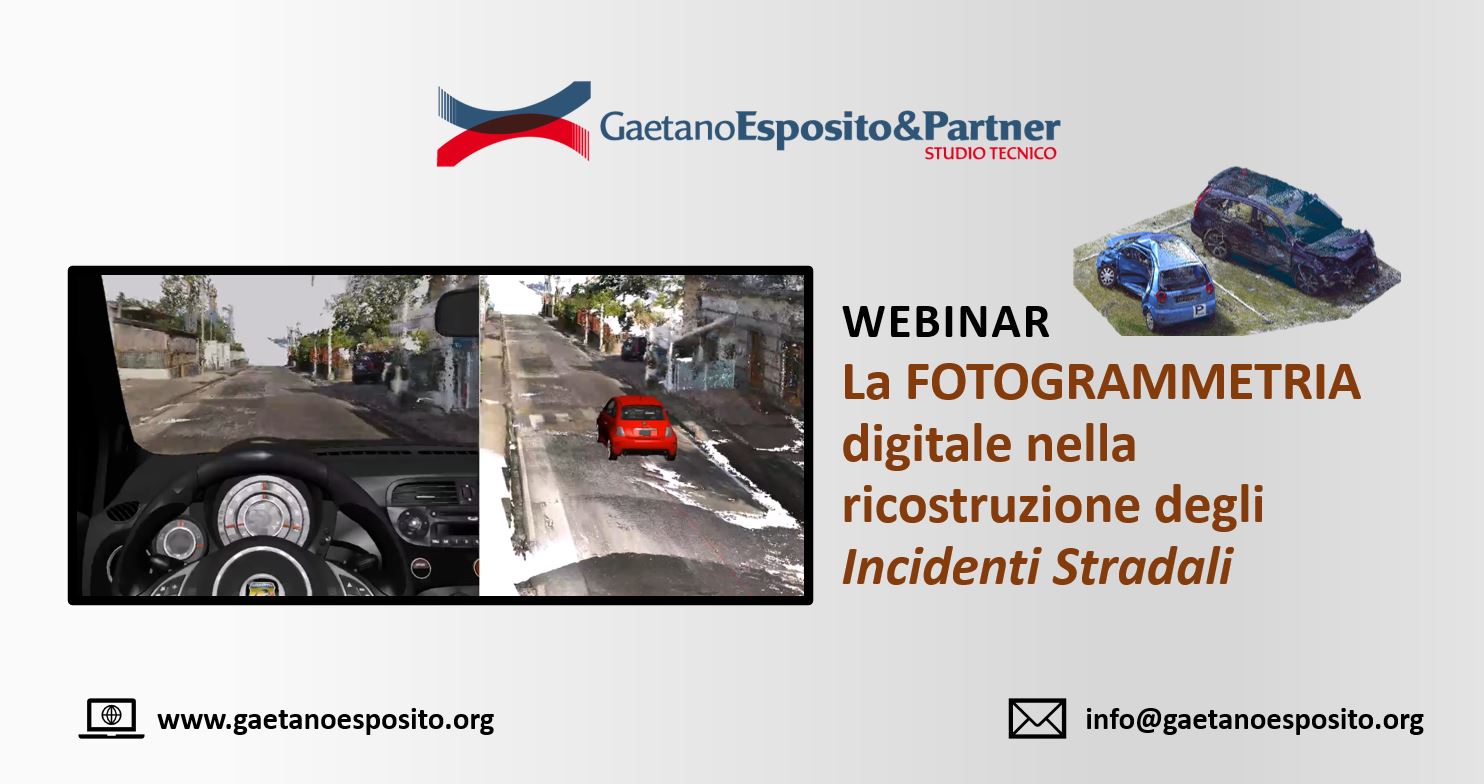 Webinar: La FOTOGRAMMETRIA digitale nella ricostruzione degli incidenti stradali