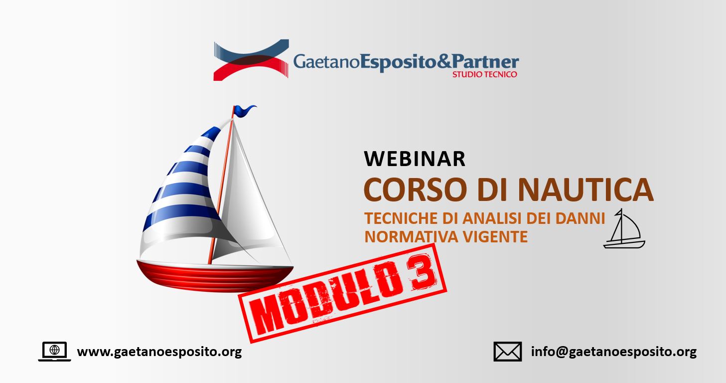 WEBINAR di Nautica: Tecniche di analisi dei danni - MODULO 3
