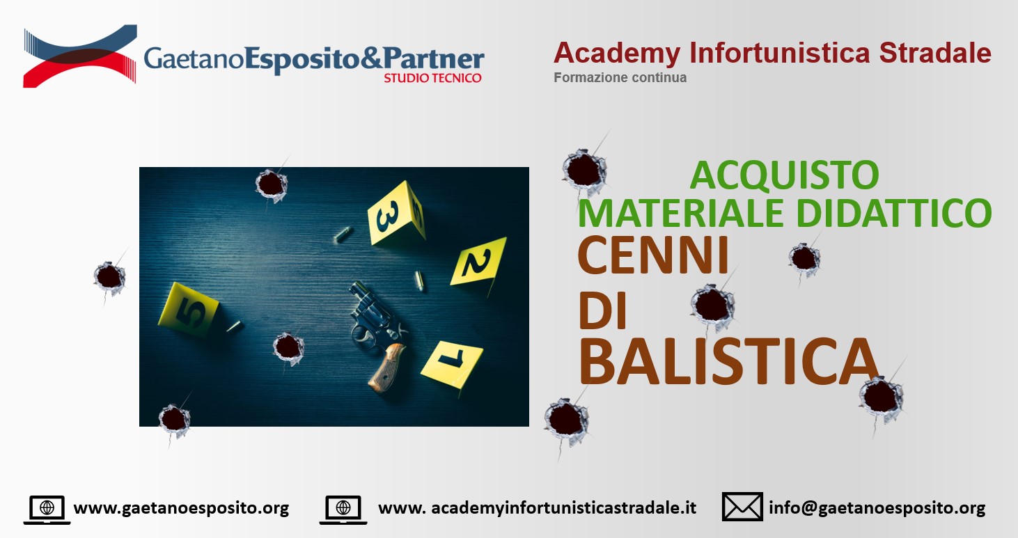Video e slide del corso "Cenni di balistica. Edizione 2020"