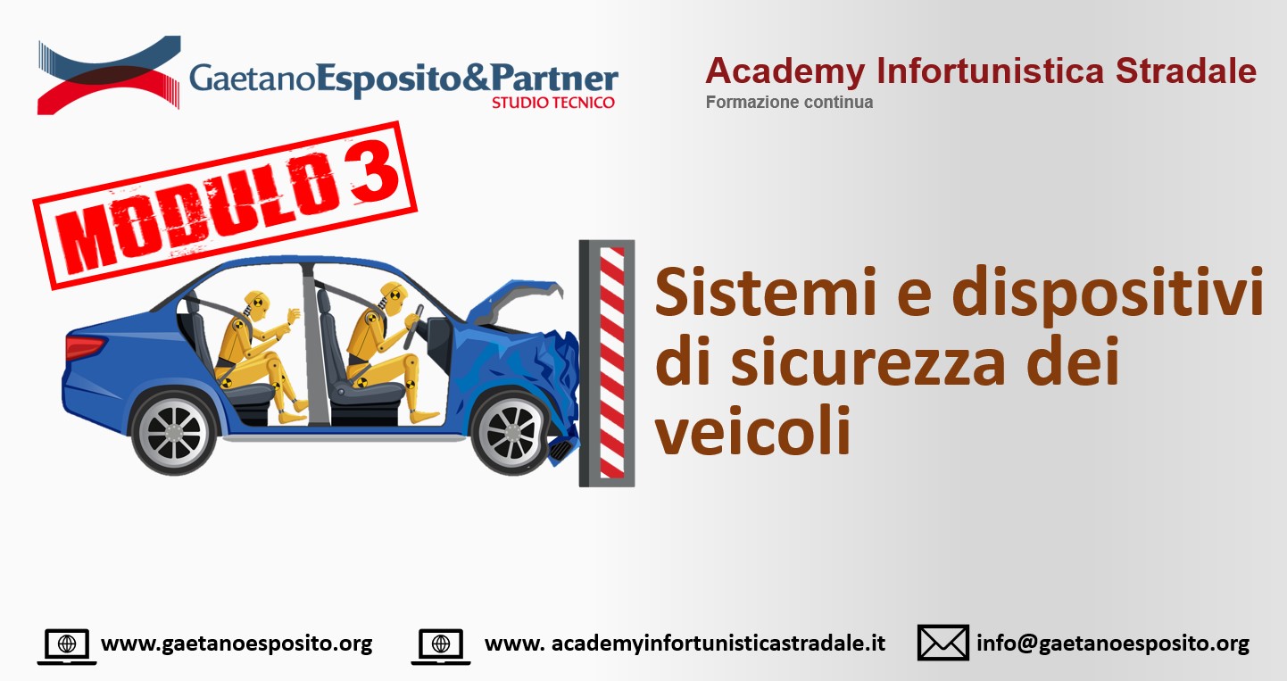Sistemi e dispositivi di sicurezza dei veicoli – Modulo 3